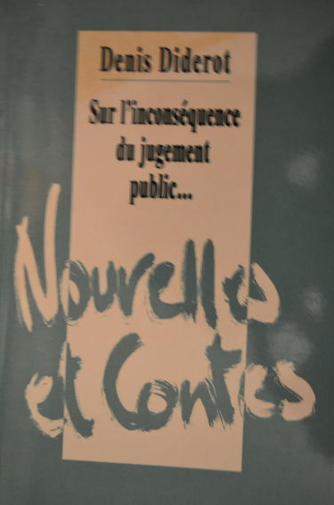 Sur l'inconséquence du jugement public de nos actions particulières