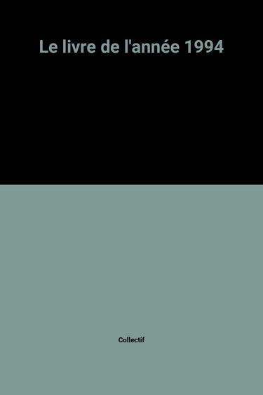 Le livre de l'année 1994