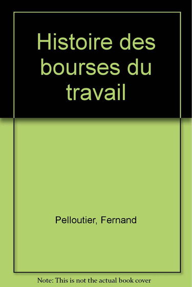 Histoire des bourses du travail