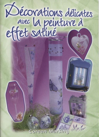 Décoration délicates avec la peinture à effet satiné