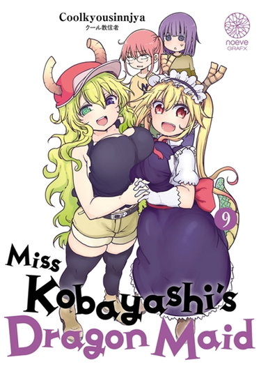 Couverture de Miss Kobayashi's dragon maid. Vol. 9