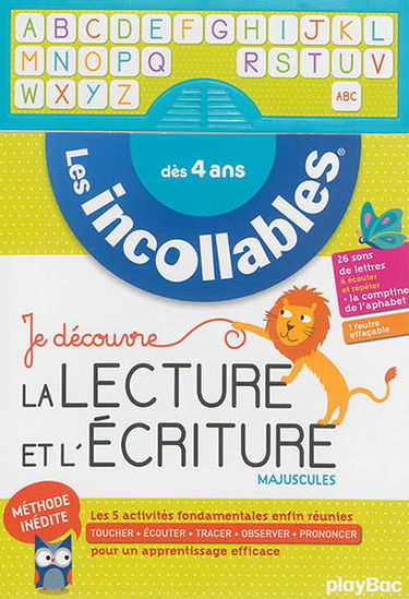 Je découvre la lecture et l'écriture : majuscules : dès 4 ans