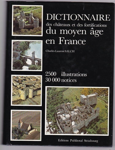 Couverture de Dictionnaire des châteaux et des fortifications du Moyen âge en France