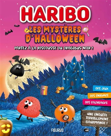 Les mystères d'Halloween : partez à la rescousse du Dragibus noir ! : des jeux, des énigmes, des coloriages, une enquête terriblement gourmande !