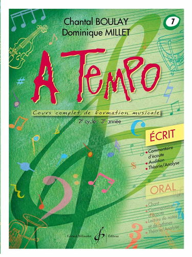 A tempo - partie ecrite - volume 7