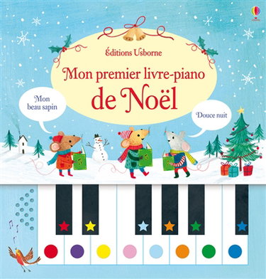 Couverture de Mon premier livre-piano de Noël