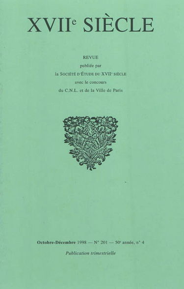 Dix-septième siècle, n° 201