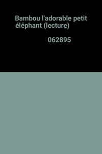 Bambou l'adorable petit éléphant (lecture) 062895