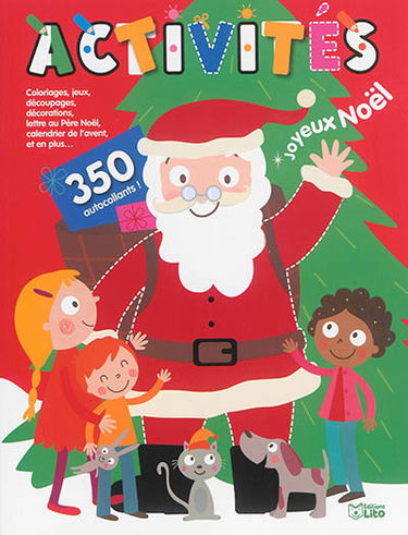 Activités joyeux Noël : 350 autocollants !