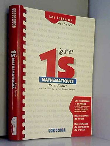 Mathématiques 1re S