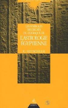 Les symboles des degrés du zodiaque de l'astrologie égyptienne