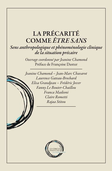 La précarité comme être sans : Sens anthropologique et phénoménologie clinique de la situation précaire