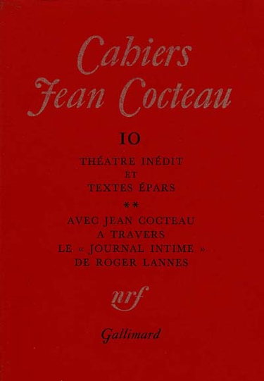 Cahiers Jean Cocteau, n° 10. Théâtre inédit et textes épars 2