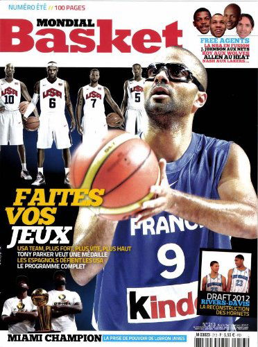 mondial basket;faites vos jeux;usa team plus fort plus vite plus haut;tony parker veut une medaille;les espagnols defient les usa;le programme complet;draft 2012 rivers-davis la reconstruction des hornets