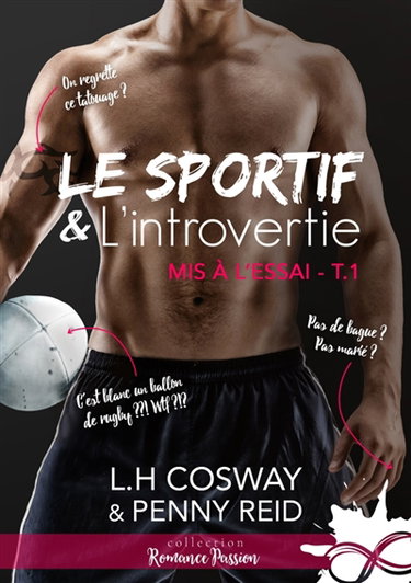 Couverture de Le sportif et l'introvertie : Mis à l'essai, T1