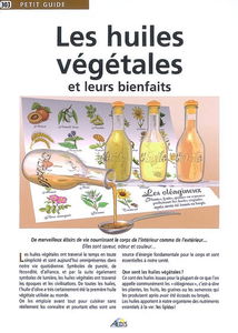 Les huiles végétales et leur bienfaits
