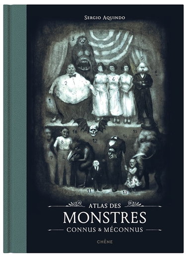 Couverture de Atlas des monstres connus & méconnus