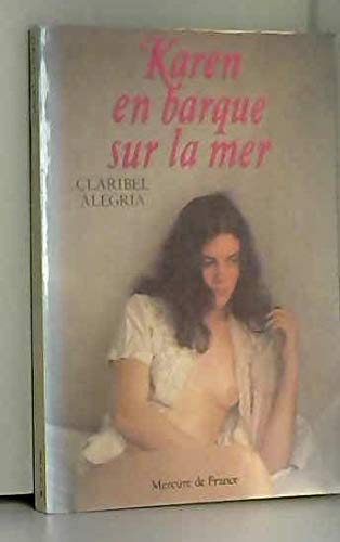 Karen en barque sur la mer