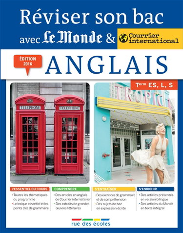 Anglais, terminale séries ES, L, S