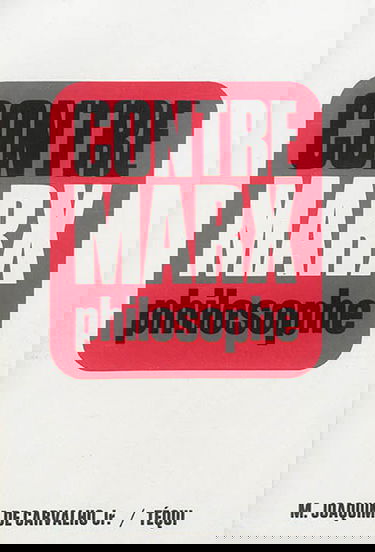 Contre Marx philosophe