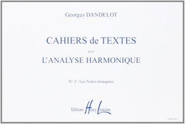 Couverture de Cahiers de textes L'analyse harmonique Volume 2