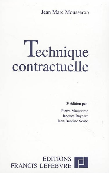 Technique contractuelle