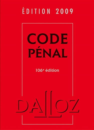 Code pénal 2009