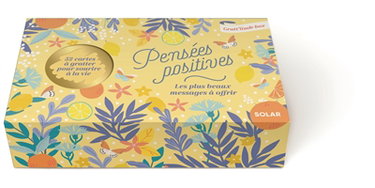 Couverture de Pensées positives : les plus beaux messages à offrir : 52 cartes à gratter pour sourire à la vie par Collectif