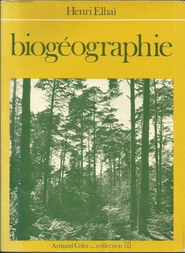 Couverture de Biogéographie