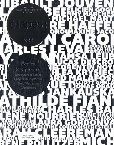 Etapes : design graphique & culture visuelle, n° 228. Ecoles & diplômes
