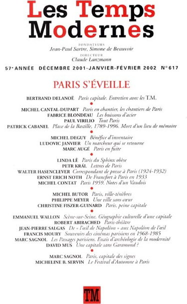 Temps modernes (Les), n° 617. Paris s'éveille