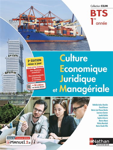 Culture économique, juridique et managériale BTS 1re année : i-manuel 2.0, livre + licence élève