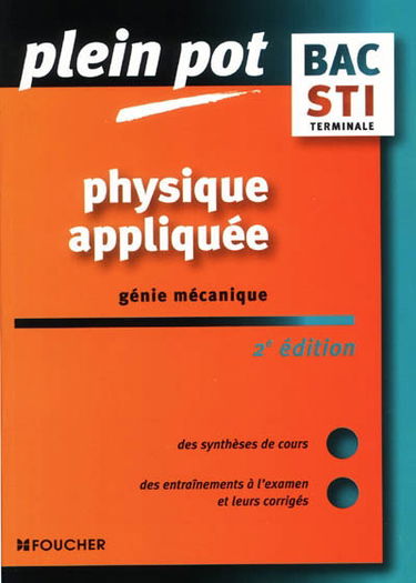 Physique appliquée génie mécanique bac STI Terminale