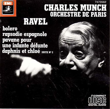 Couverture de Ravel. Boléro, Rapsodie Espagnole, Pavane pour une infante défunte, Daphnis et Chloé suite n°2