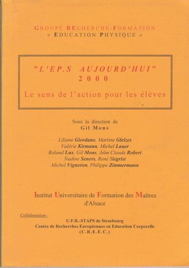 L'EPS aujourd'hui : Le sens de l'action pour les élèves