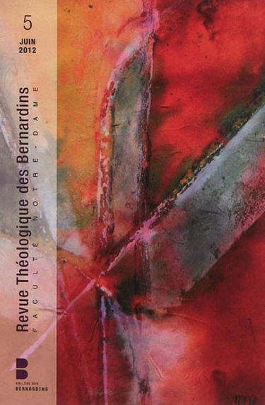 Revue théologique des Bernardins, n° 5