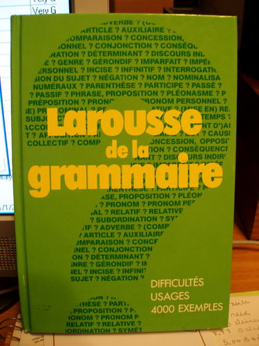 Larousse de la grammaire