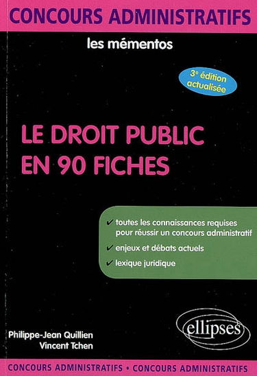 Le droit public en 90 fiches