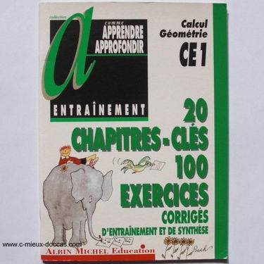 Calcul, géométrie : entraînement CE1