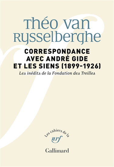 Couverture de Correspondance avec André Gide et les siens : 1899-1926