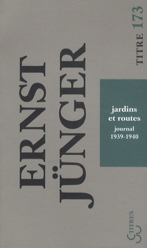 Jardins et routes : journal, 1939-1940