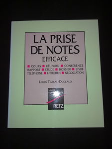 La Prise de notes efficace