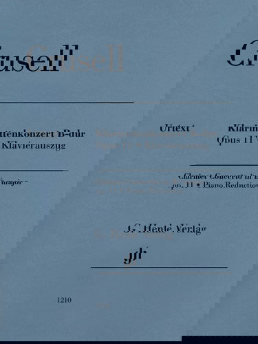 Concerto pour clarinette Opus 11 en Sib Majeur --- Clarinette et Piano