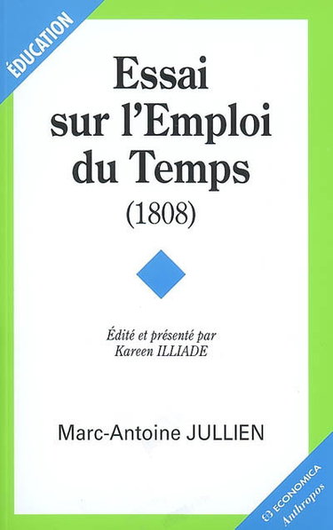 Couverture de Essai sur l'emploi du temps (1808)