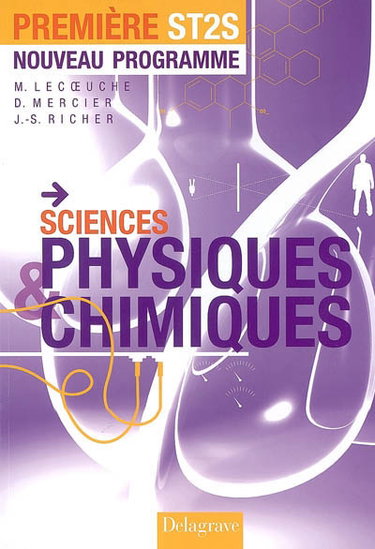 Couverture de Sciences physiques et chimiques, première ST2S