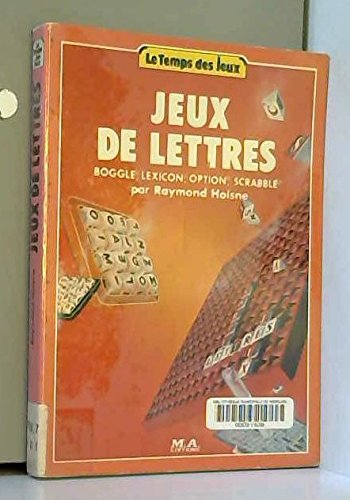 Jeux de lettres - Boggle, Lexicon, Option, Scrabble