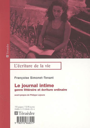 Le journal intime : genre littéraire et écriture ordinaire