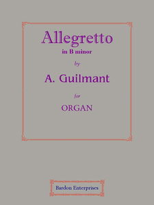 Allegretto en si min (in B minor) (Op. 19/1) pour orgue
