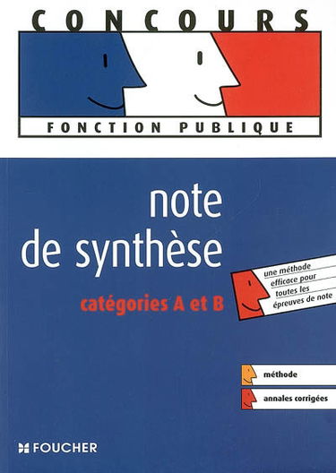 Note de synthèse : catégories A et B