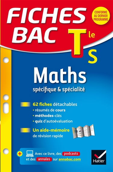 Maths, spécifique & spécialité, terminale S